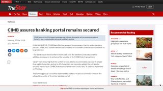 
                            7. CIMB assures banking portal remains secured - Business News | The ...