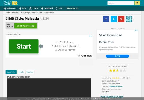 
                            9. CIMB Clicks Malaysia 4.0.8 Free Download