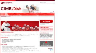 
                            6. CIMB Clicks Services - Welcome to CIMB Internet Banking