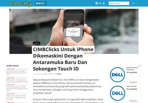 
                            11. CIMBClicks Untuk iPhone Dikemaskini Dengan ...