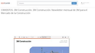 
                            13. CIMIENTOS. 3M Construcción. 3M Construcción. Newsletter mensual ...