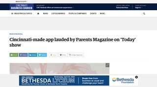 
                            5. Cincinnati-made app ChoreMonster lauded by Parents Magazine on ...