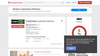 
                            3. CineChest Customer Service, Complaints and Reviews