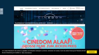 
                            7. Cinedom Köln - Buchungen und Reservierungen
