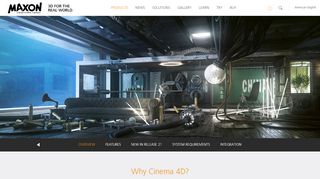 
                            2. Cinema 4D - MAXON | 3D FOR THE REAL WORLD