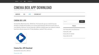 
                            2. Cinema Box .APK | Cinema Box App Download