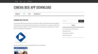 
                            3. Cinema Box for iOS | Cinema Box App Download