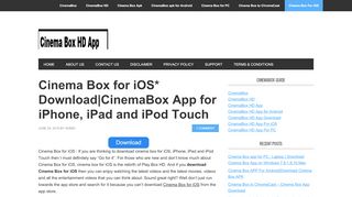 
                            5. Cinema Box for iOS* Download|CinemaBox App for iPhone, iPad ...