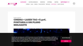
                            4. Cinema + Laser Tag = 8,50€ | Alegro Alfragide