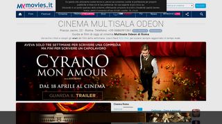 
                            10. Cinema Multisala Odeon Roma | MYmovies.it