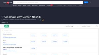 
                            5. Cinemax: City Center, Nashik | Movie Showtimes Near You in Nashik ...