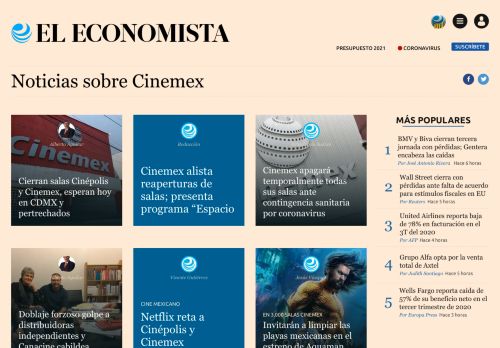 
                            10. Cinemex | El Economista