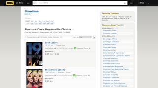 
                            5. Cinemex Plaza Bugambilia Platino Showtimes - IMDb