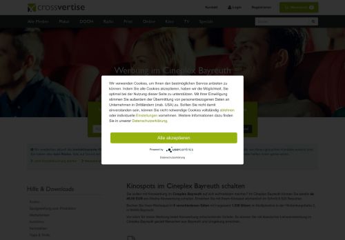 
                            8. Cineplex Bayreuth - Kinowerbung und Kinospots - Alle Preise und Infos