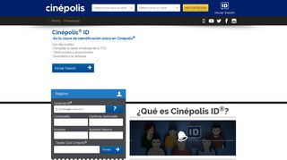 
                            4. Cinépolis ID® | ¡Tu nueva forma de consultar el cine!