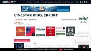 
                            12. Cinestar Kino, Erfurt | Kino | aktuelles Kinoprogramm und Tickets