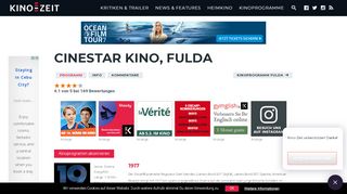 
                            13. Cinestar Kino, Fulda | Kino | aktuelles Kinoprogramm und Tickets