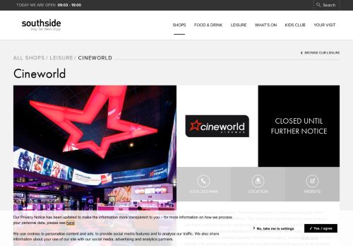 
                            8. Cineworld | Southside Wandsworth