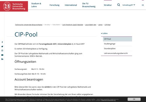 
                            2. CIP-Pool @ TU Braunschweig