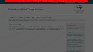 
                            8. CIPC :: INTRODUCTION OF ADDITIONAL PAYMENT METHOD
