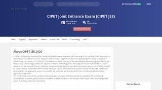 
                            11. CIPET JEE Exam - CIPET Joint Entrance Exam - Engineering