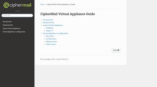 
                            1. CipherMail gateway virtual appliance guide