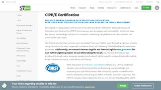 
                            4. CIPP/E Certification - IAPP