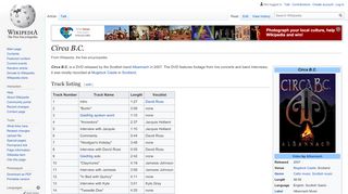 
                            13. Circa B.C. - Wikipedia