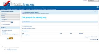 
                            7. CIRCABC - Traces information website