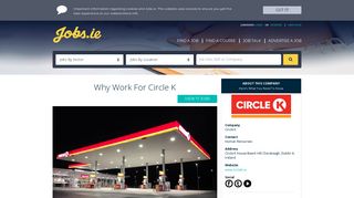 
                            3. Circle K is hiring. 28 jobs posted in the last 30 days. - Jobs.ie