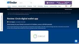 
                            7. Circle money transfers app review February 2019 | finder.com