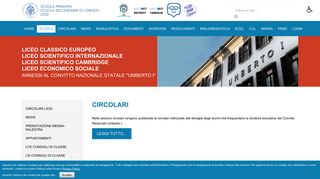 
                            4. Circolari - Convitto Nazionale Umberto I