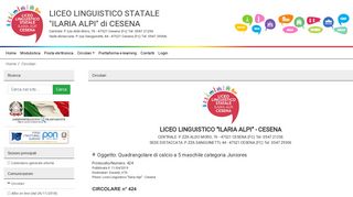 
                            1. Circolari - Liceo Linguistico ILARIA ALPI