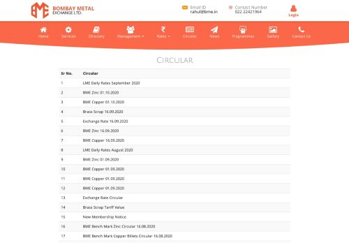 
                            13. Circular - Bombay Metal Exchange Ltd.