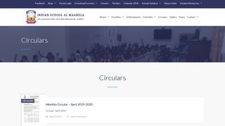 
                            3. Circulars – Indian School Maabela