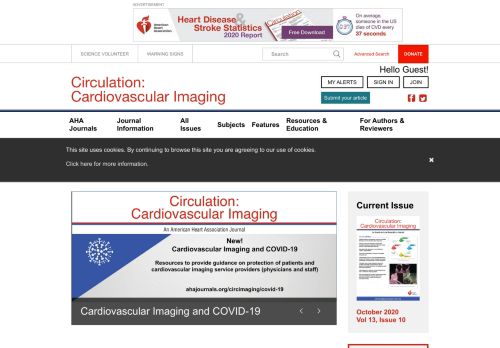 
                            7. Circulation: Cardiovascular Imaging | AHA/ASA Journals