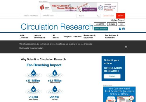 
                            8. Circulation Research | Why Submit | AHA/ASA Journals