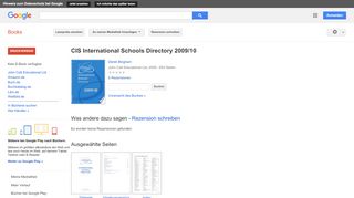 
                            9. CIS International Schools Directory 2009/10