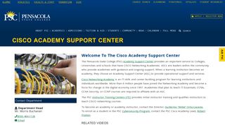
                            12. Cisco Academy Support Center | Pensacola State College
