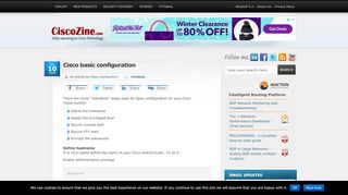 
                            8. Cisco basic configuration | CiscoZine