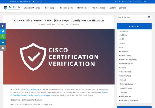 
                            13. Cisco certification verification | Easy Steps to verify your Certification