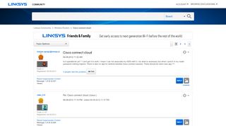 
                            2. Cisco connect cloud - Linksys Community