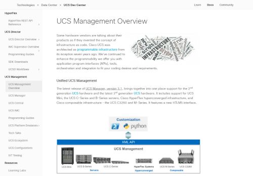 
                            8. Cisco DevNet: UCS Dev Center - UCS Management - UCS ...