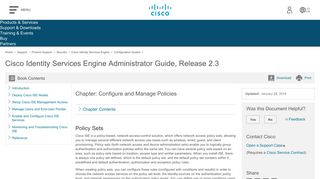 
                            2. Cisco Identity Services Engine Administrator Guide, Release 2.3 ...