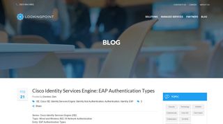 
                            7. Cisco Identity Services Engine: EAP Authentication Types - LookingPoint