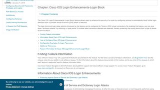 
                            1. Cisco IOS Login Enhancements-Login Block