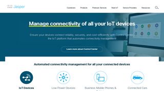 
                            9. Cisco Jasper: IoT Connectivity Management Platform
