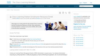 
                            4. Cisco Learning Partner & Instructor Resource Portal - 20623 - The ...