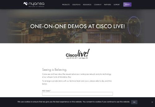 
                            12. Cisco Live! - Nyansa