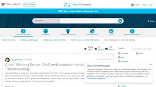 
                            12. Cisco Meeting Server CMS web interface ... - Cisco Community